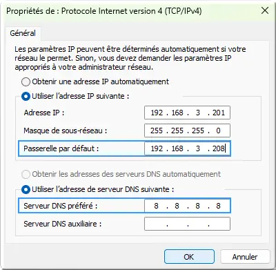 Propriétés IPv4